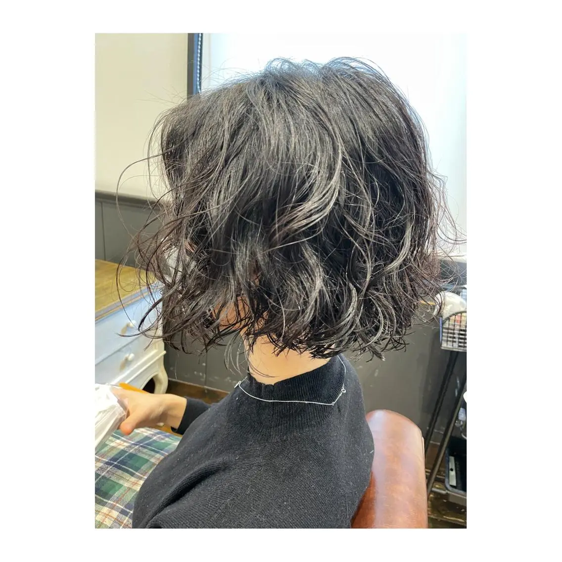 シンプルパーマの写真