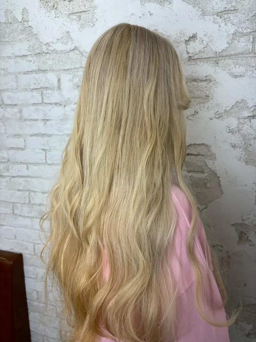 ロング カラー カット ヘアカラー トリートメント ヘッドスパ ヘアセット ️韓国ヘア／レイヤー カット❤️Yūkaのヘアスタイル