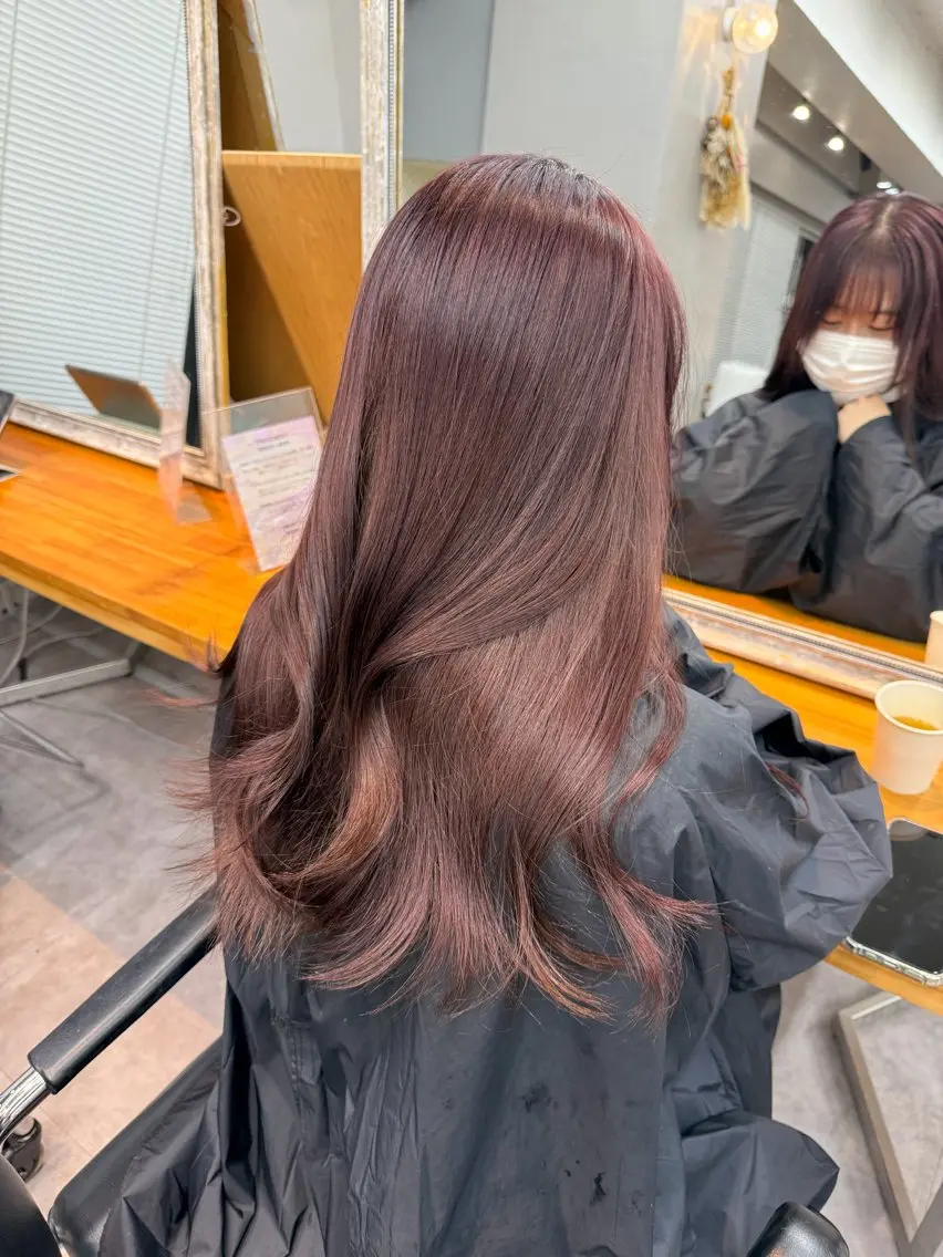 ロング 🧸🍯ダブルカラー モデルmio🍯🧸のヘアスタイル