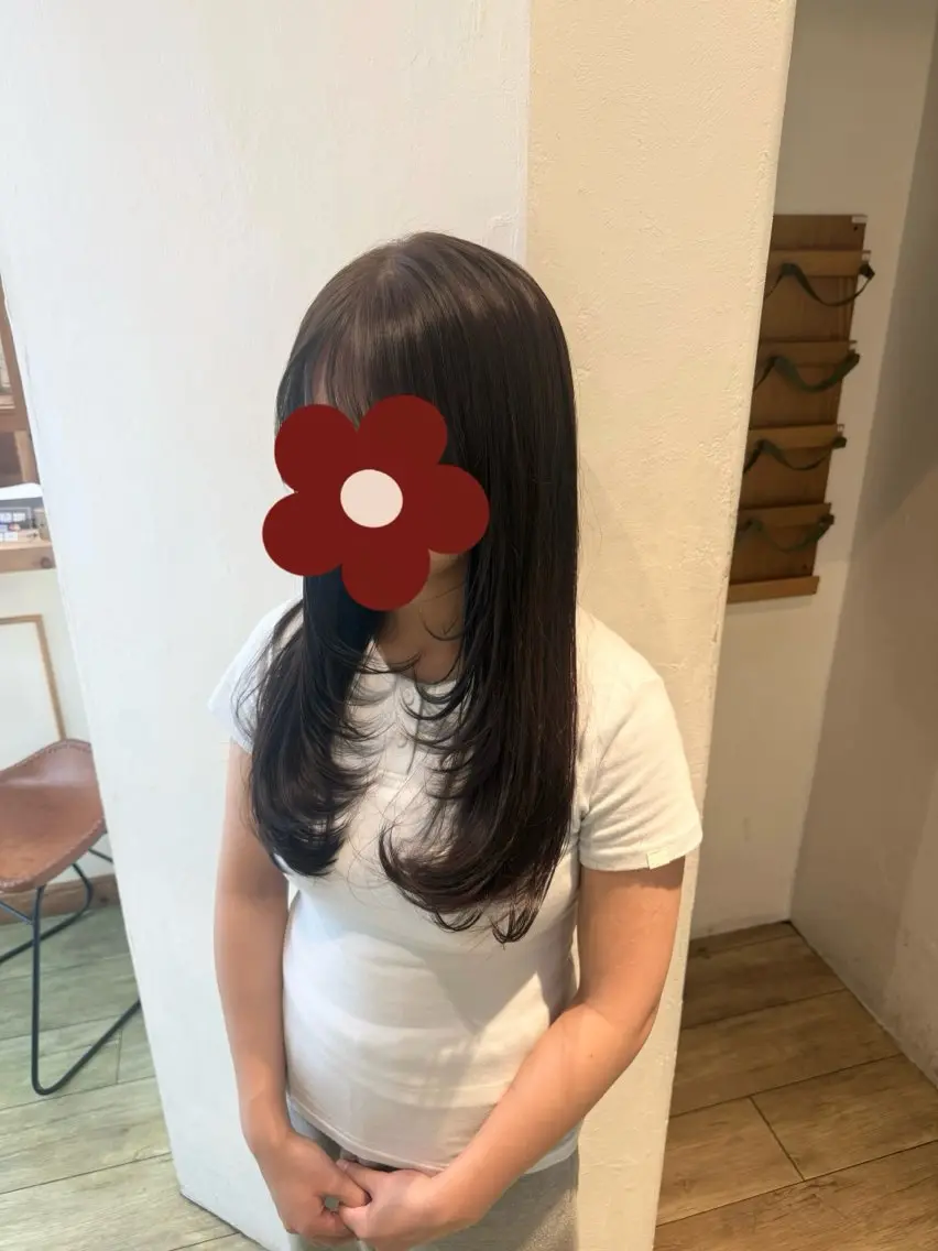 セミロング Meguro/ レイヤーカット⭐️のヘアスタイル