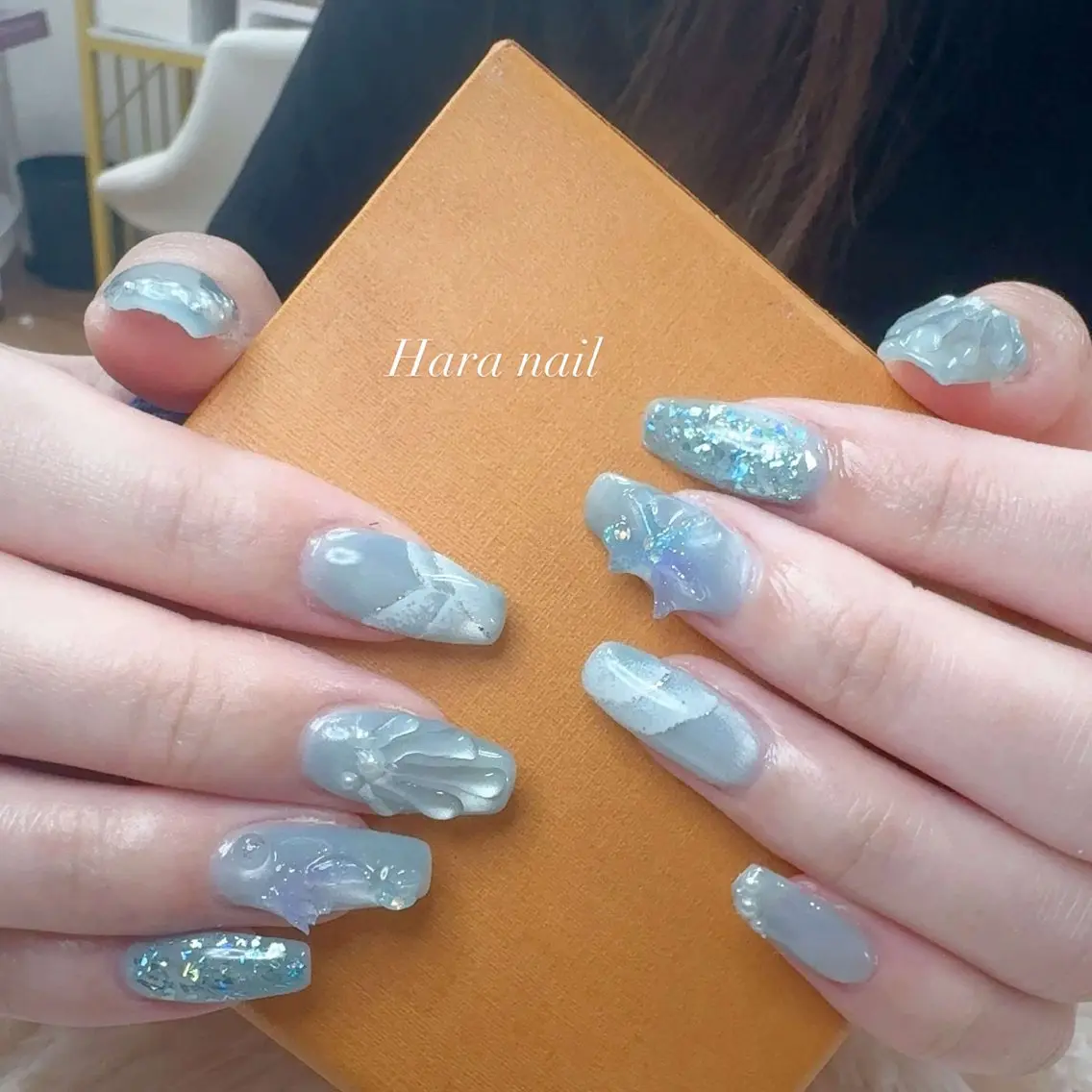 ネイル ジェルネイル 持ち込み パラジェル ハンドネイル ハンドケア Hara Nail 【持ち込みOK】のネイルデザイン