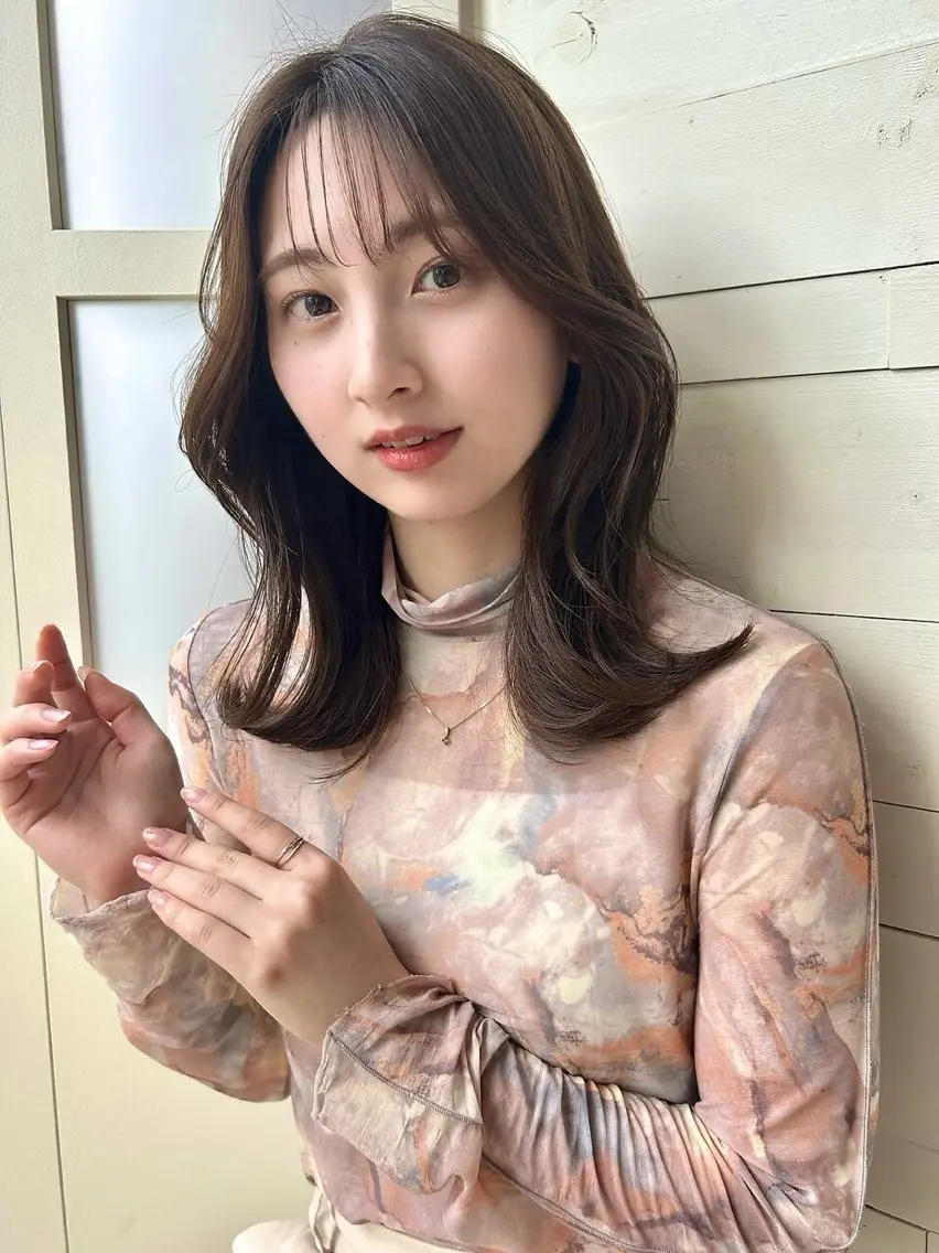 ミディアム トリートメント 髪質改善カラー✨ るな🕊🫧のヘアスタイル