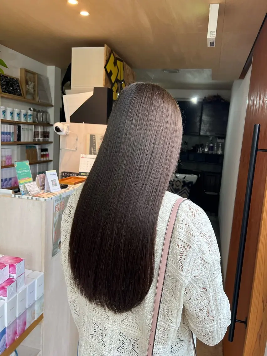 ロング ヘアカラー トリートメント ブリーチカラー/ 寺口佳希のヘアスタイル
