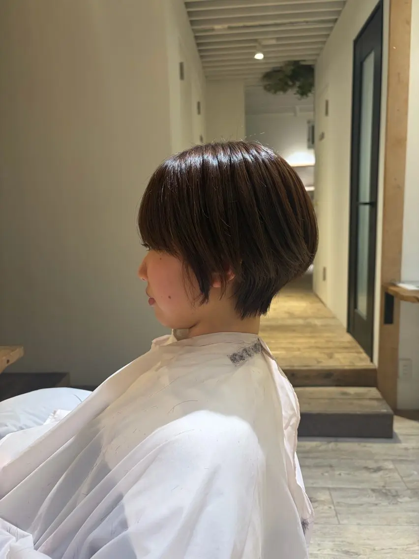 ショート 悠良/平塚店 似合わせ/透明感のヘアスタイル