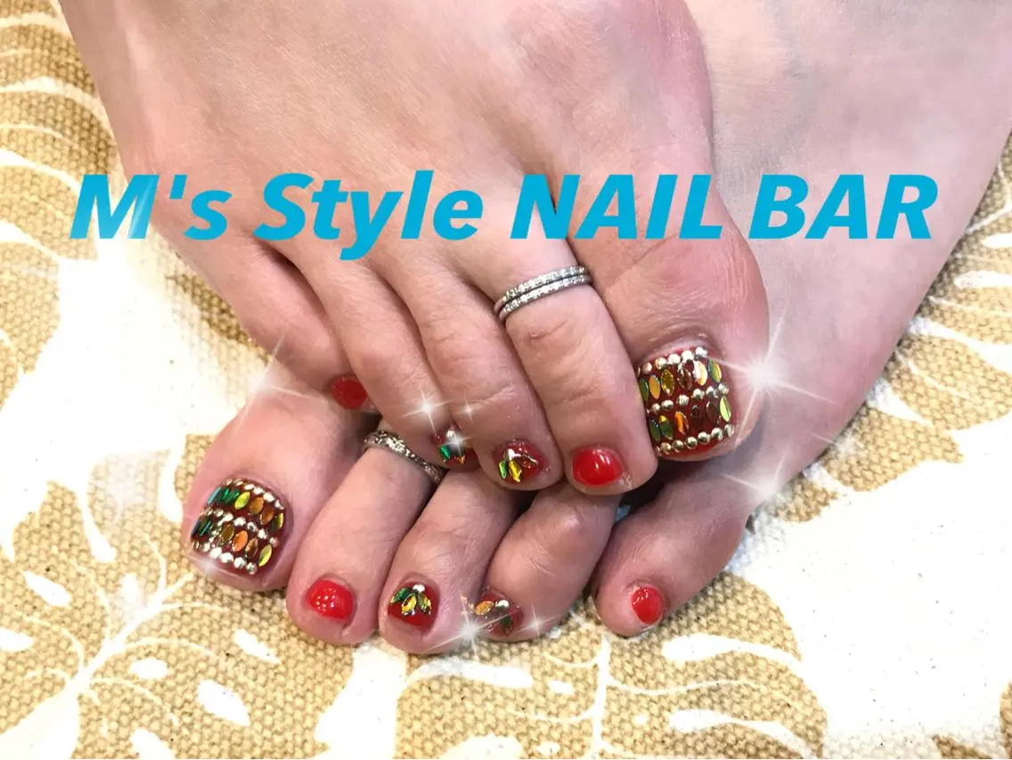 ネイル フットネイル M's Style NAIL BARのネイルデザイン