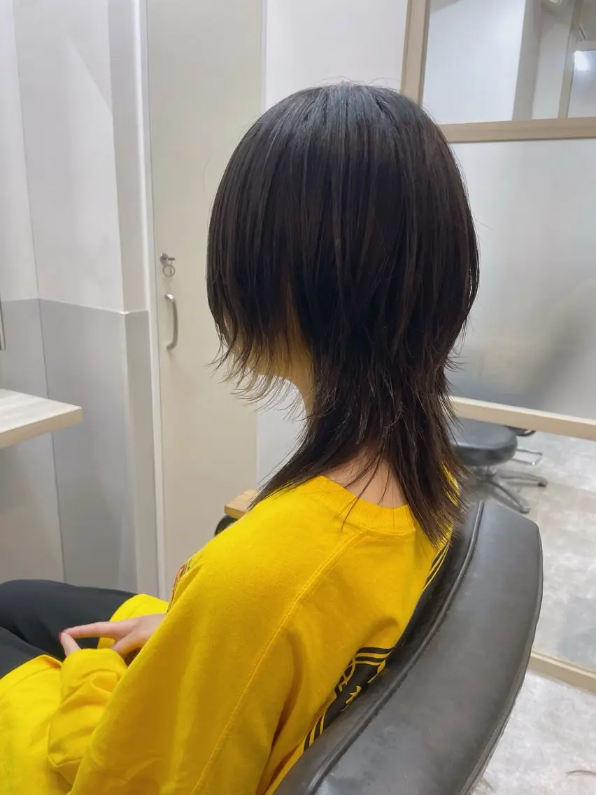 ⛓️‍💥【カット+縮毛矯正】⛓️‍💥気になるクセやうねりを改善の写真