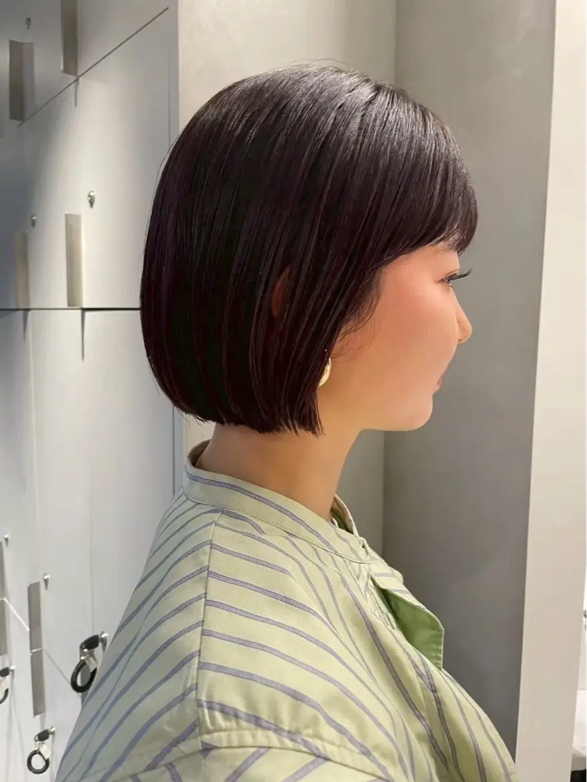 ショート ショートボブレイヤー 湯澤哲成のヘアスタイル