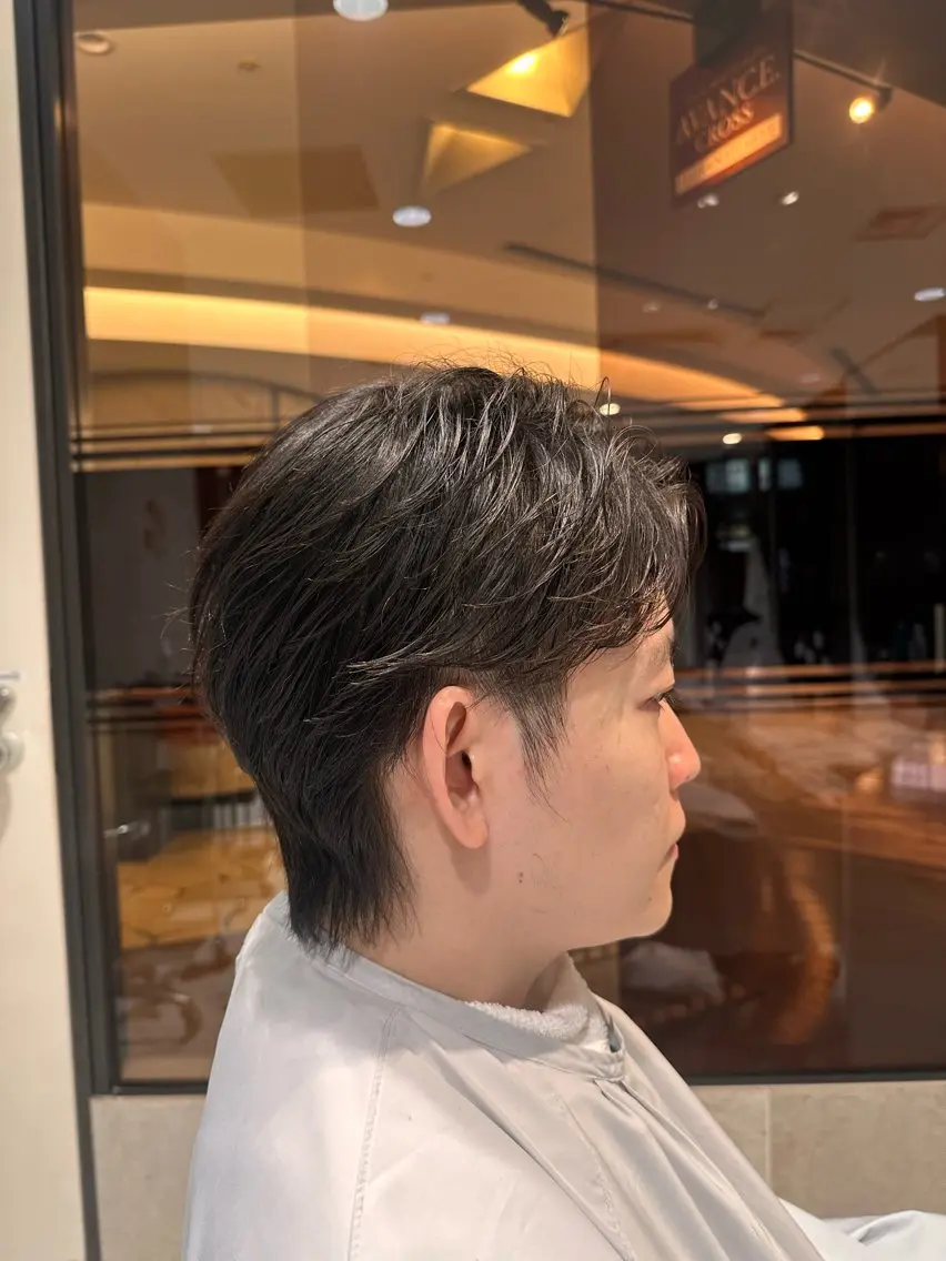 メンズ メンズウルフカット ウルフカット era心斎橋本店_ Ryuyaのヘアスタイル