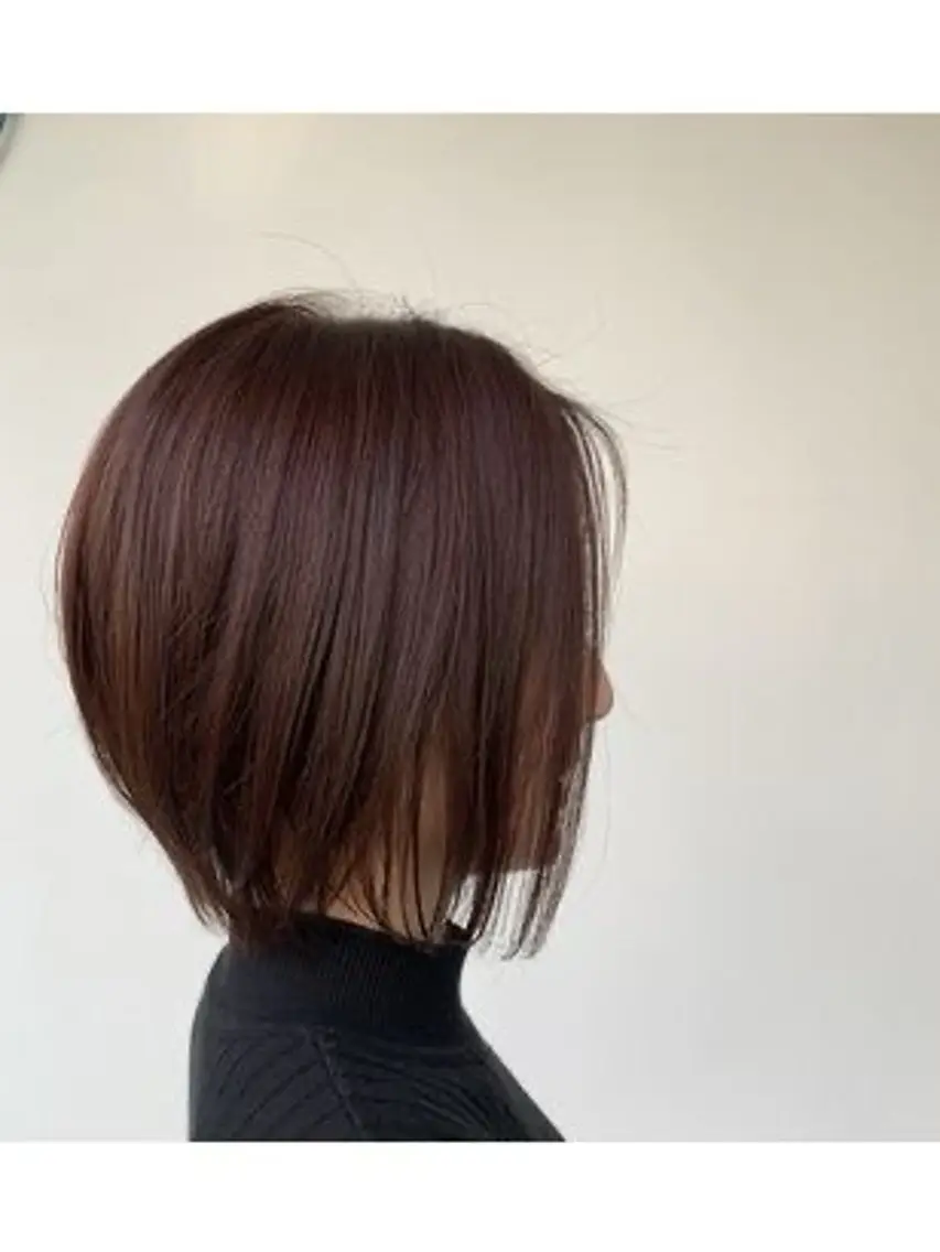 ショート カラー カット ヘアカラー トリートメント Tanaka Aoiのヘアスタイル