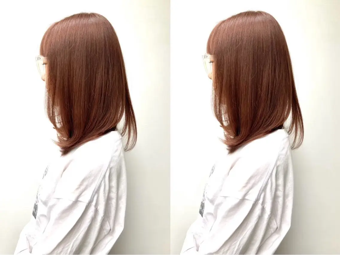セミロング ヘアカラー KOHARU🌺 /仙台/透明感カラーのヘアスタイル