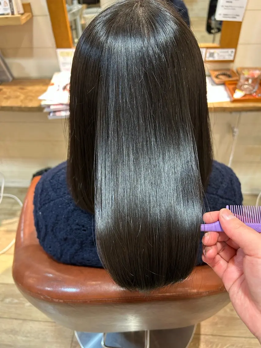 ミディアム トリートメント な おのヘアスタイル