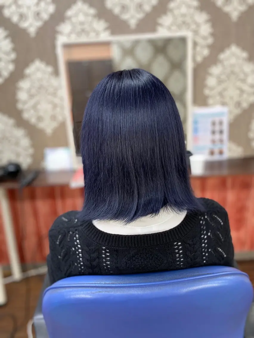 カラー ブルーカラー ブルージュ masa ディレクターのヘアスタイル