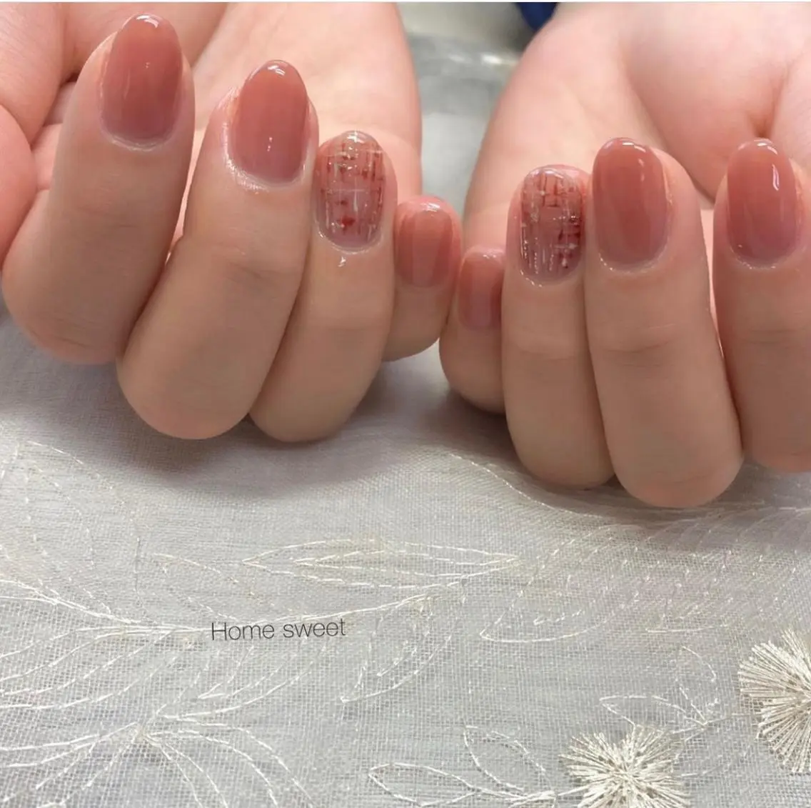 ネイル ショートネイル. Home sweetのネイルデザイン