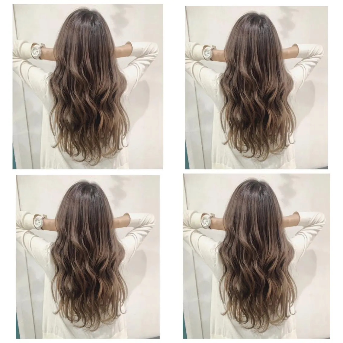 ロング カラー カット ヘアカラー 京都大人女性ショート 徒歩1分/秋山のヘアスタイル