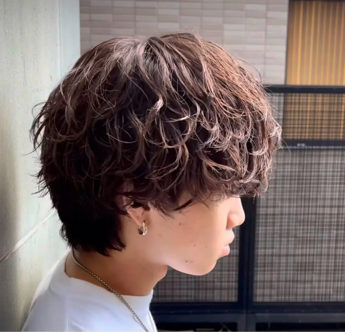 メンズ カット パーマ fifth天神メンズ カラーパーマ　/りずのヘアスタイル