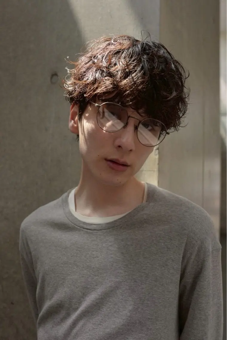 パーマ カット パーマ 都築 宏哉のヘアスタイル