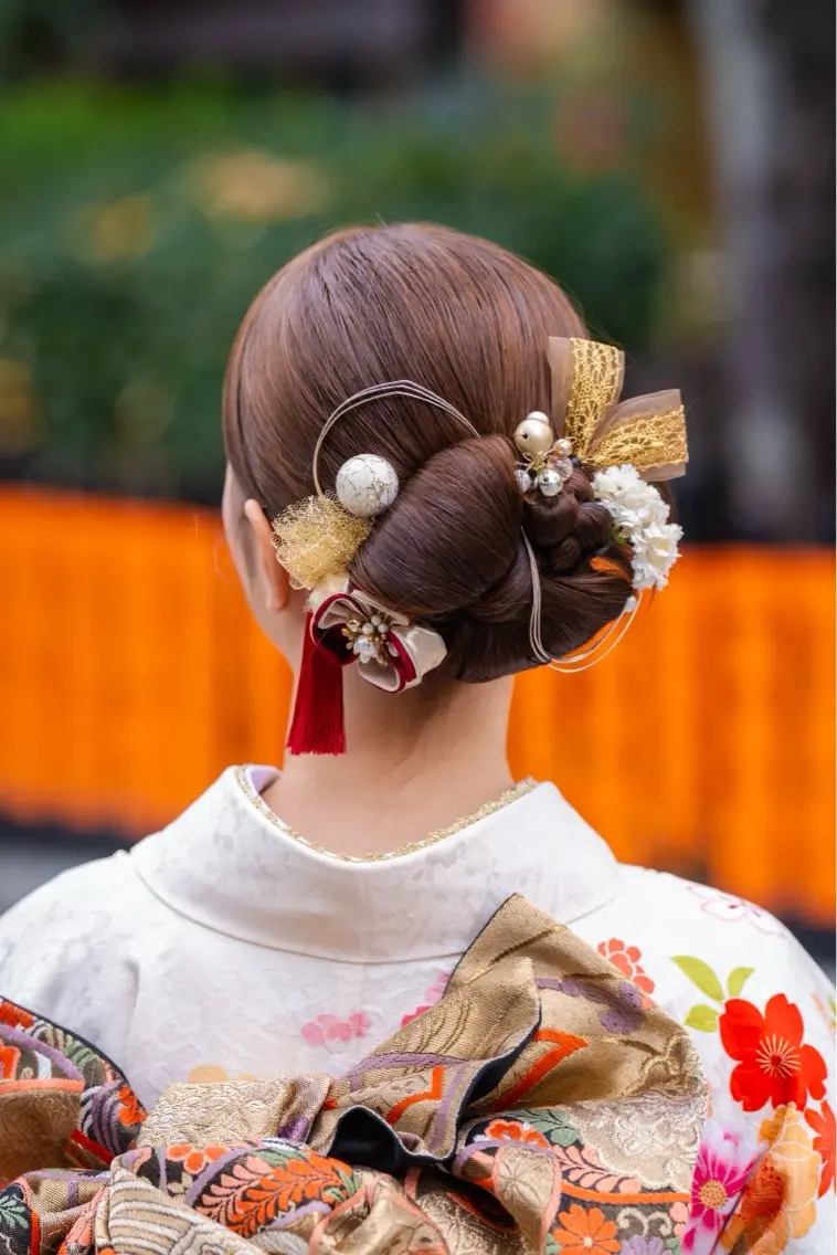 セミロング ヘアセット YUMEYAKATA 五条店のヘアスタイル