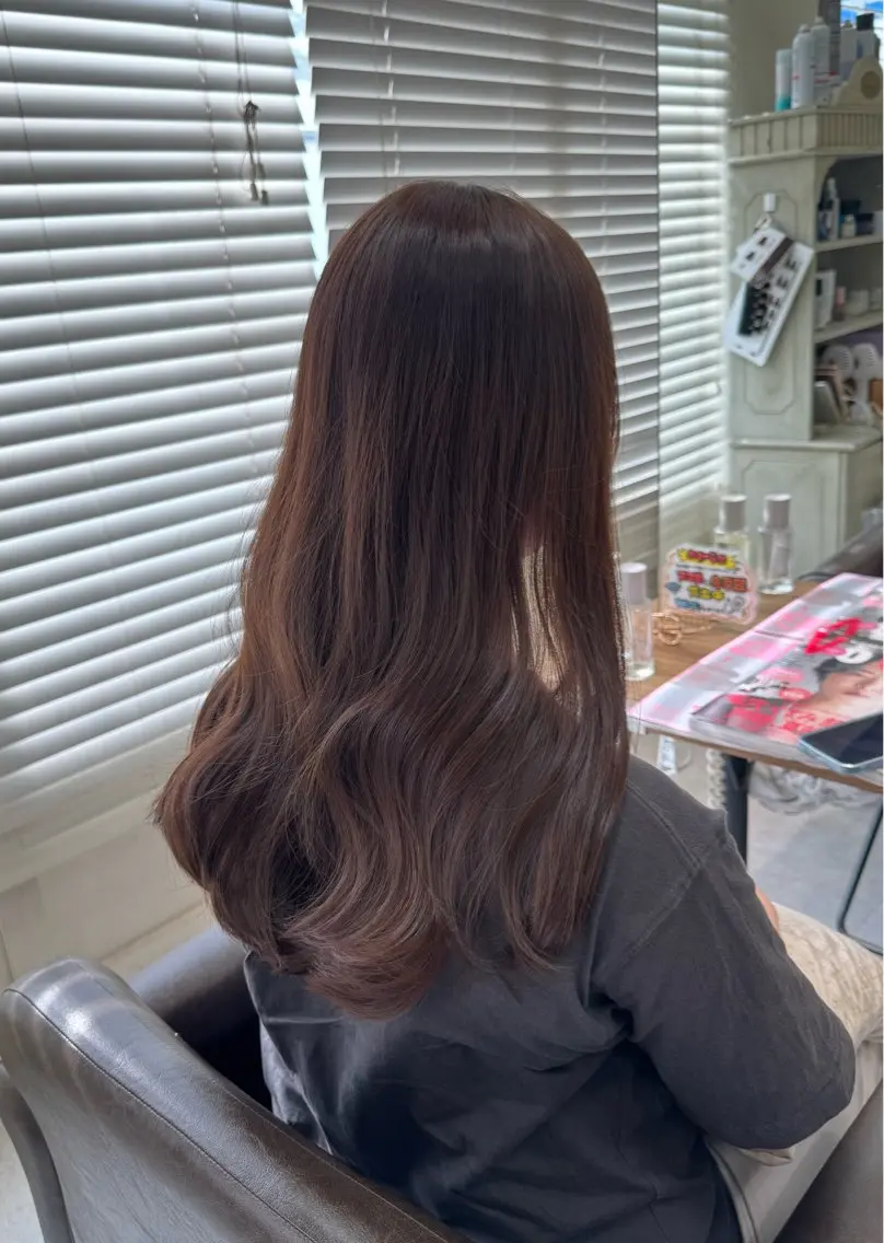 ロング カラー カット ヘアカラー トリートメント 🫧山中 沙希🫧のヘアスタイル