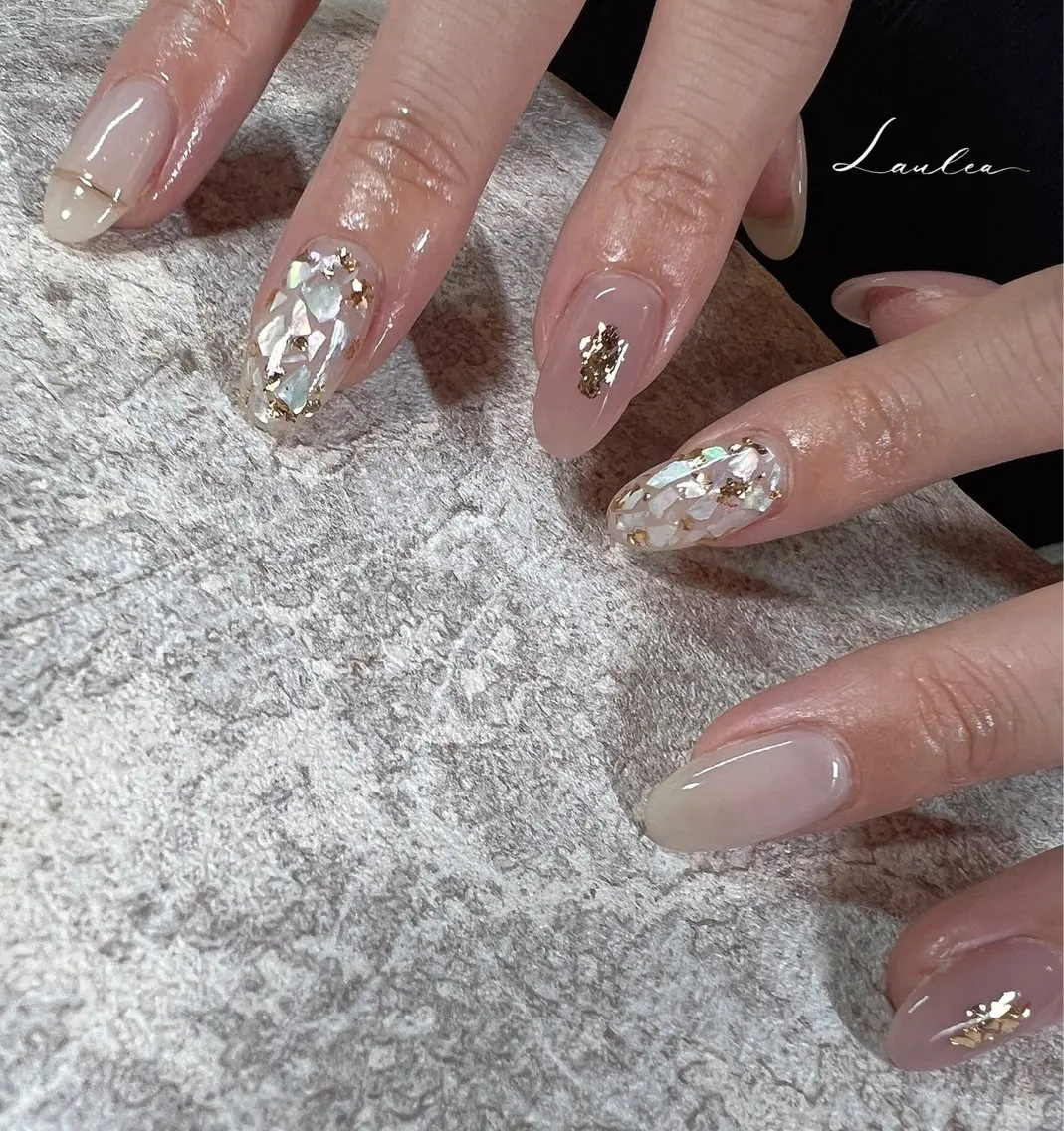 ネイル 韓国ネイル ハンドネイル nail salon Lauleaのネイルデザイン
