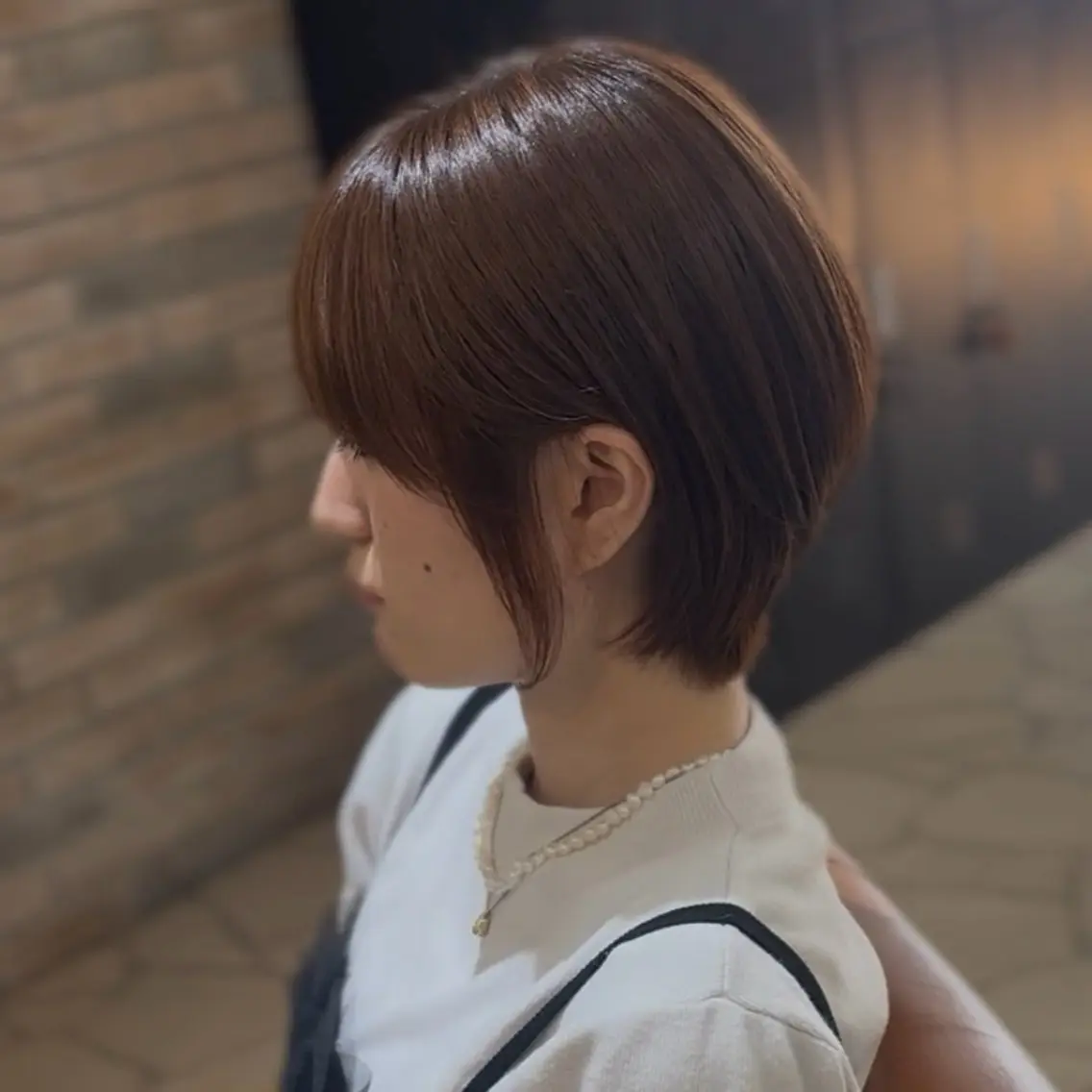 ショート カット ヘアカラー トリートメント 加藤 麻夢のヘアスタイル