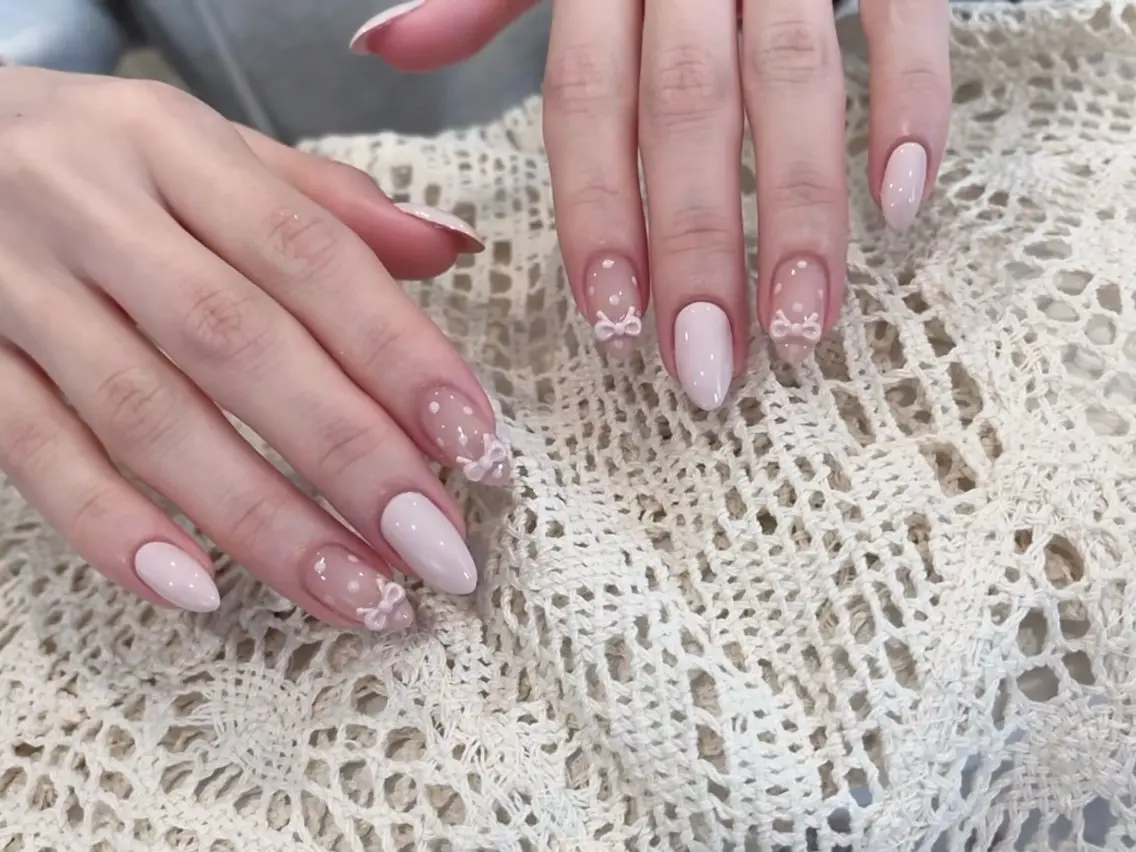 【HAND】 🎨 6~8本★つけ放題+3Dパーツのせ放題🥰持ち込みデザインOK♪(120分)の写真