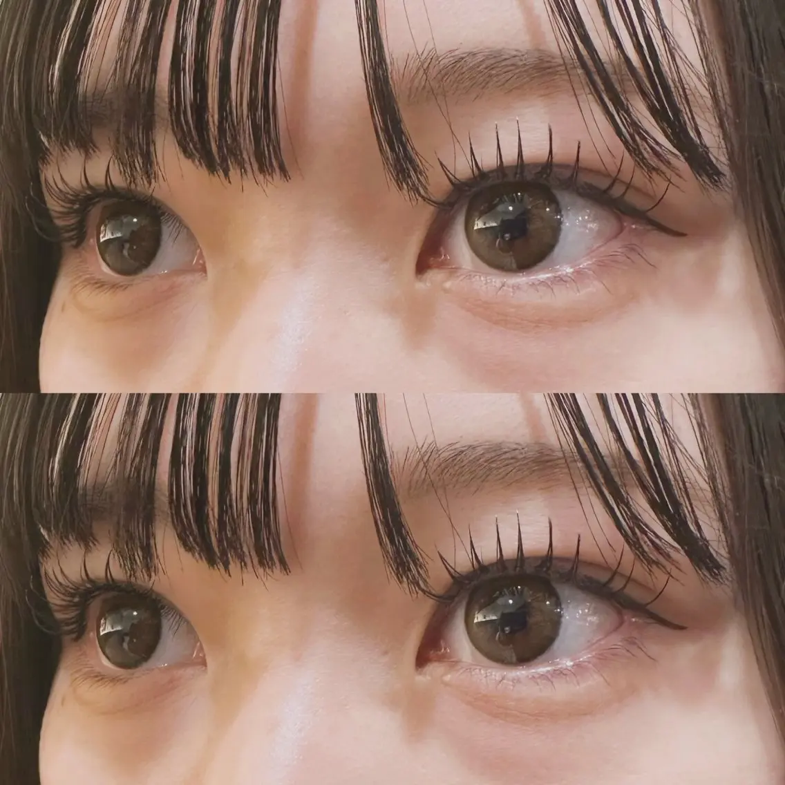 マツエク・マツパ 束感まつ毛 フラットラッシュ cutill MOMOのマツエク・マツパデザイン