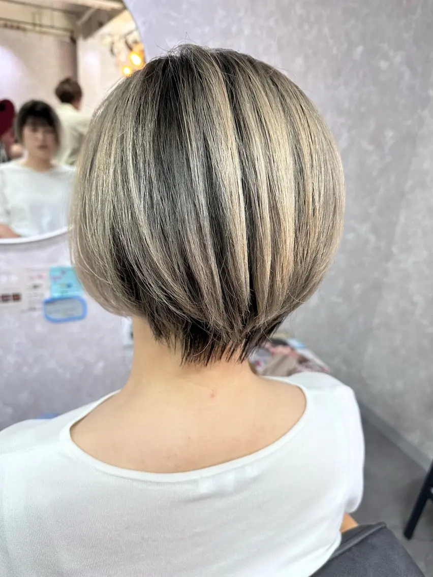 ショート 横田 ひかるのヘアスタイル