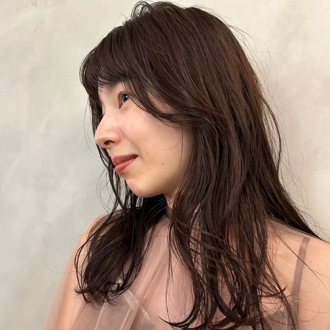 ロング カラー ベージュカラー ブラウンカラー ロング カット パーマ トリートメント 🌿ボブ パーマ高橋啓太🌿のヘアスタイル