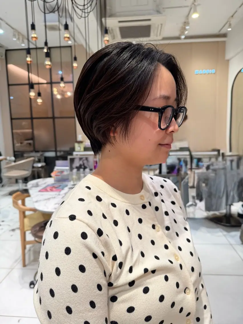 ショート 💫mika/カラー /ニュアンスパーマのヘアスタイル