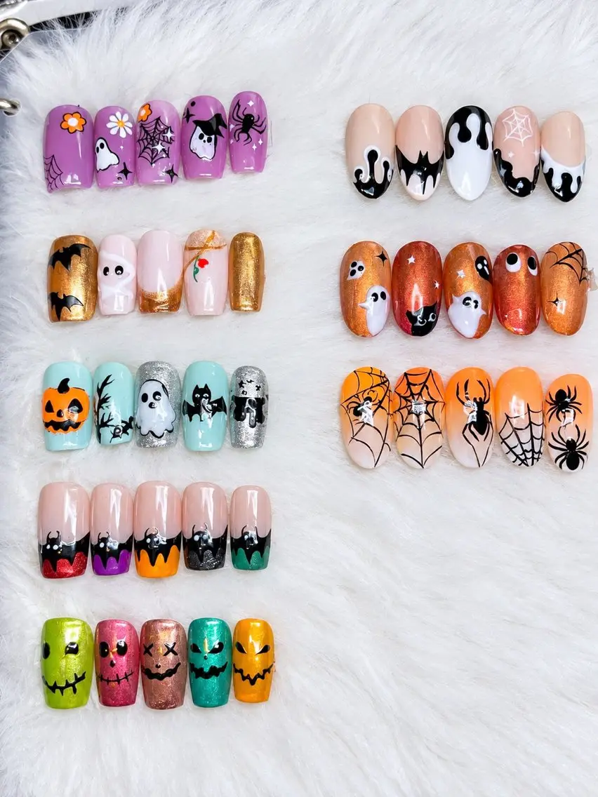 🎃 ハロウィン限定♡10本フルデザインの写真