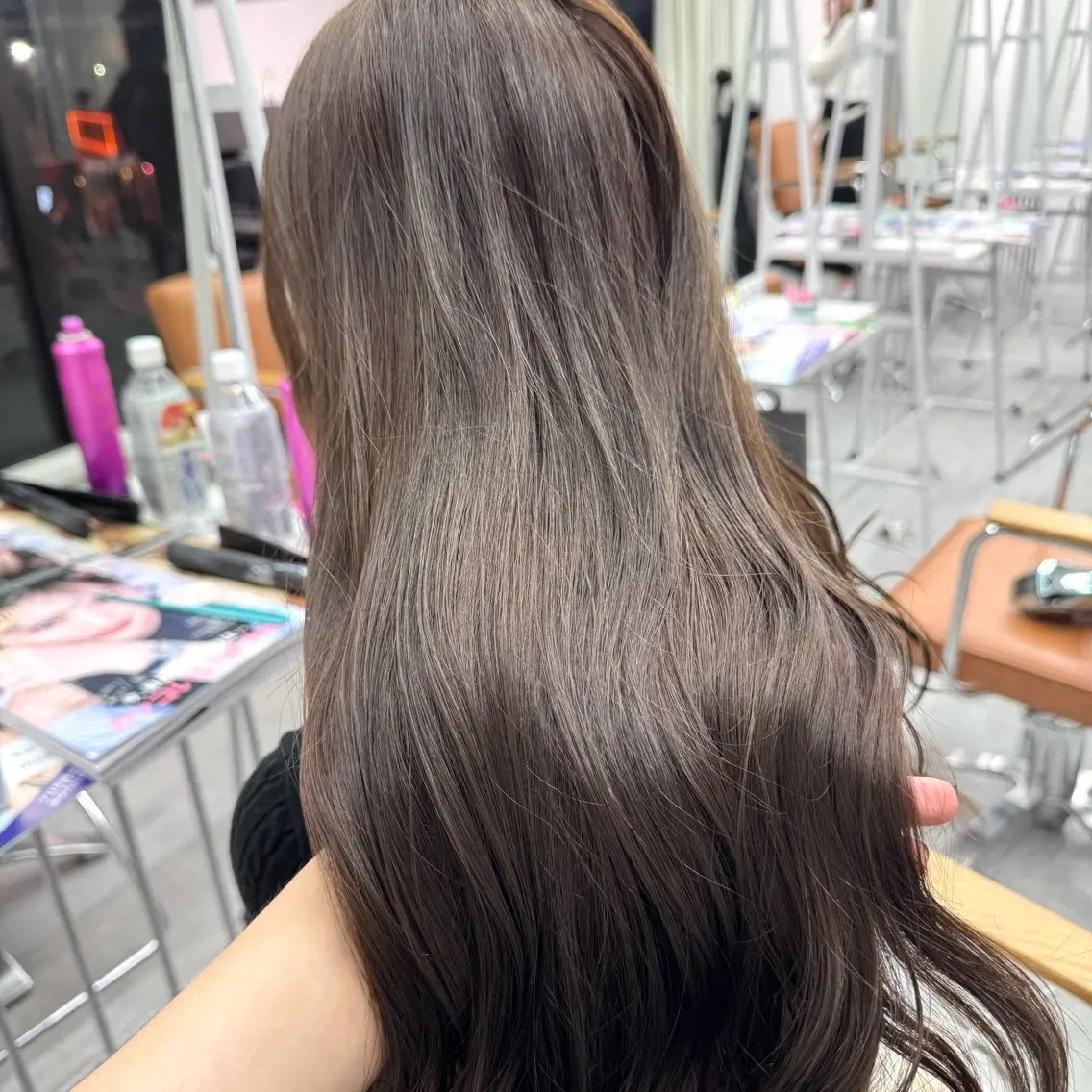 ロング カラー ヘアアレンジ カット ヘアカラー ブリーチなしカラー /新百合ヶ丘/安形翔のヘアスタイル