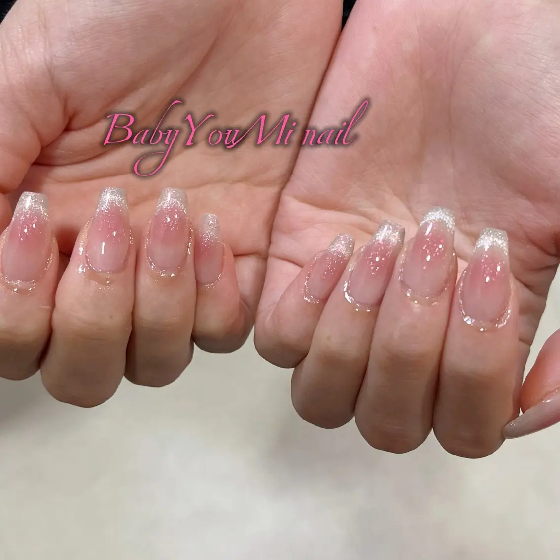 ネイル オーロラネイル フラワーネイル フットネイル フレンチネイル ジェルネイル ハンドネイル Oomiya 服部のネイルデザイン