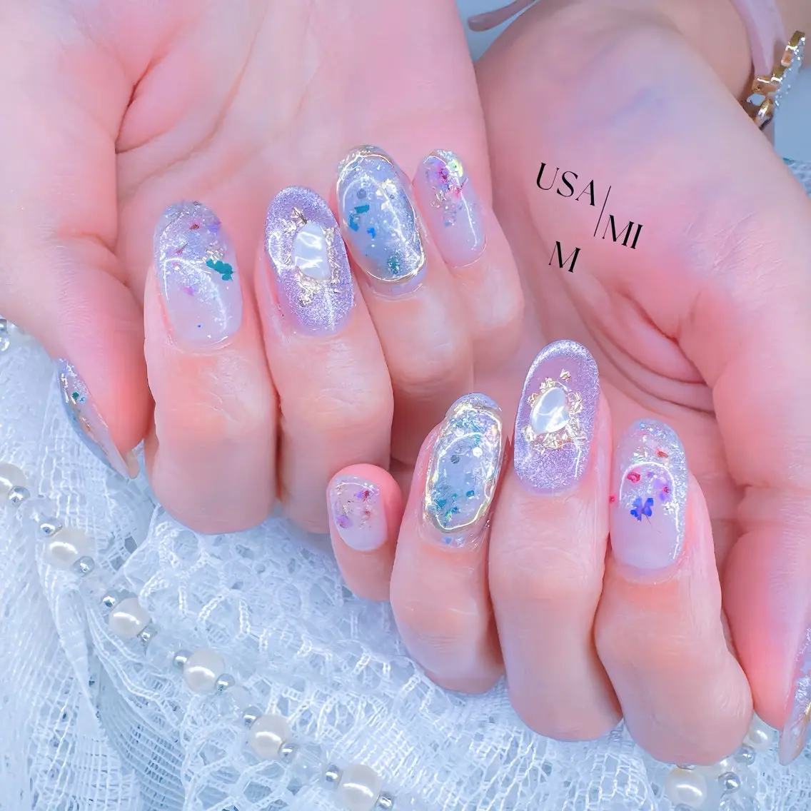 ネイル ハンドネイル USAMiMi 🐰💕のネイルデザイン