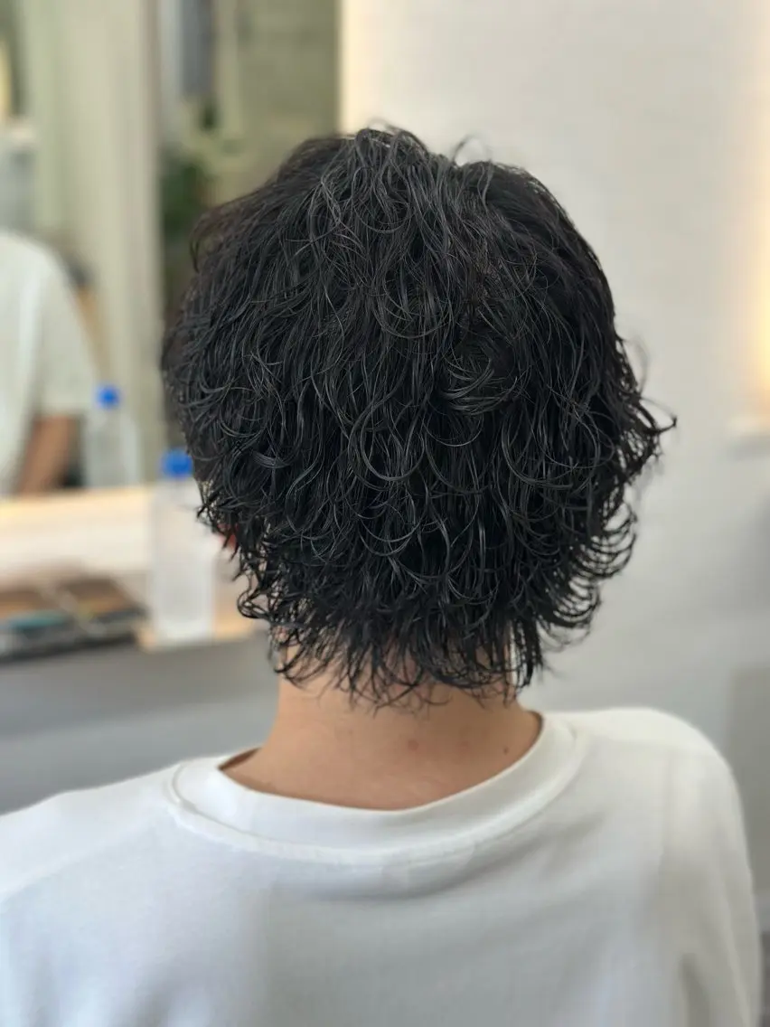 パーマ メンズ メッシュパーマ支持率 ◎大宮/隼也のヘアスタイル