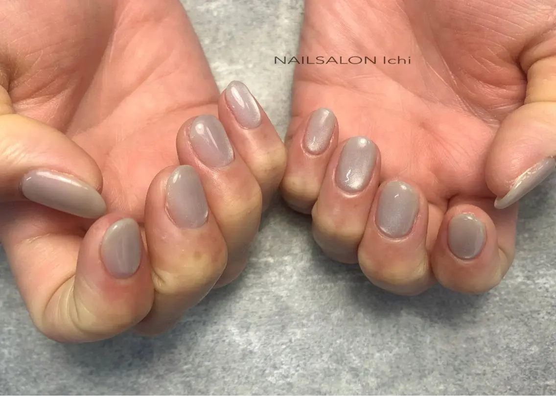ネイル マグネットネイル ハンドネイル NAILSALON Ichiのネイルデザイン