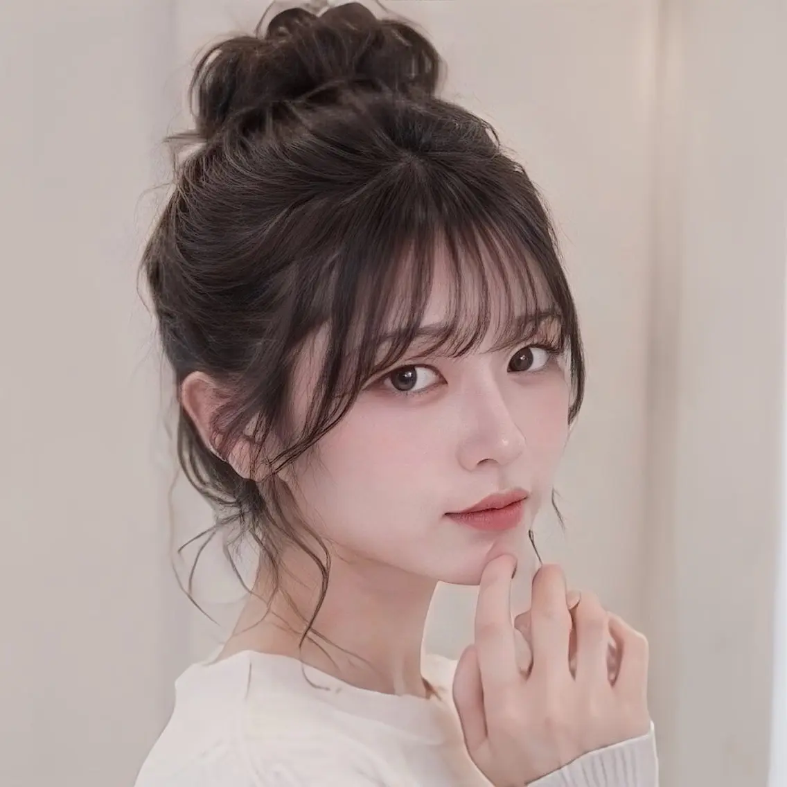 ロング カラー 池袋/縮毛矯正 韓国レイヤーおばかんのヘアスタイル