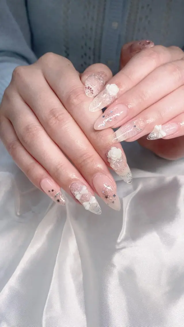 ネイル べっ甲ネイル チークネイル フラワーネイル フットネイル フレンチネイル ハンドネイル Squen Nail shinjukuのネイルデザイン