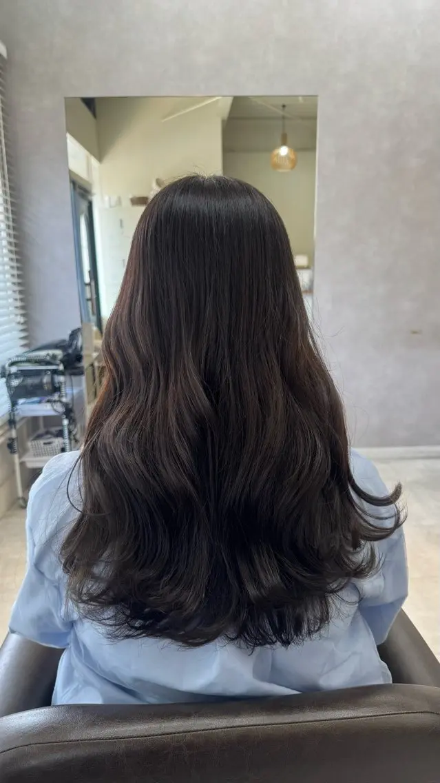 ロング カット ヘアカラー トリートメント 🫧山中 沙希🫧のヘアスタイル