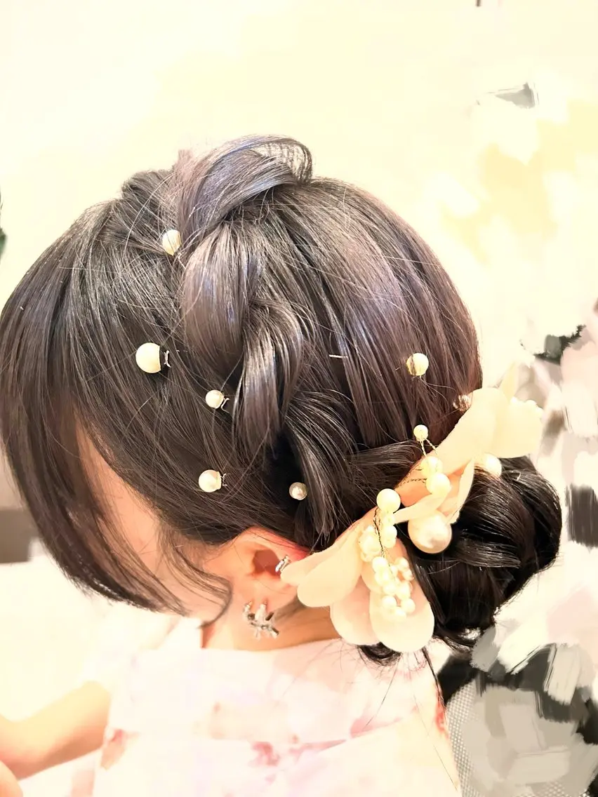 ヘアアレンジ お団子ヘア ヘアセット アイデザイナーズ 与野店のその他イメージ