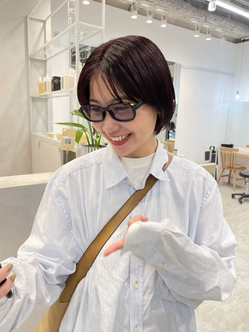 ショート 青木 優歩のヘアスタイル