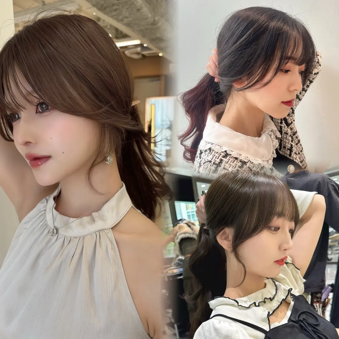 ロング レイヤーカット 似合わせカット 小顔カット 🌷透明感カラー🌷 内田零菜のヘアスタイル