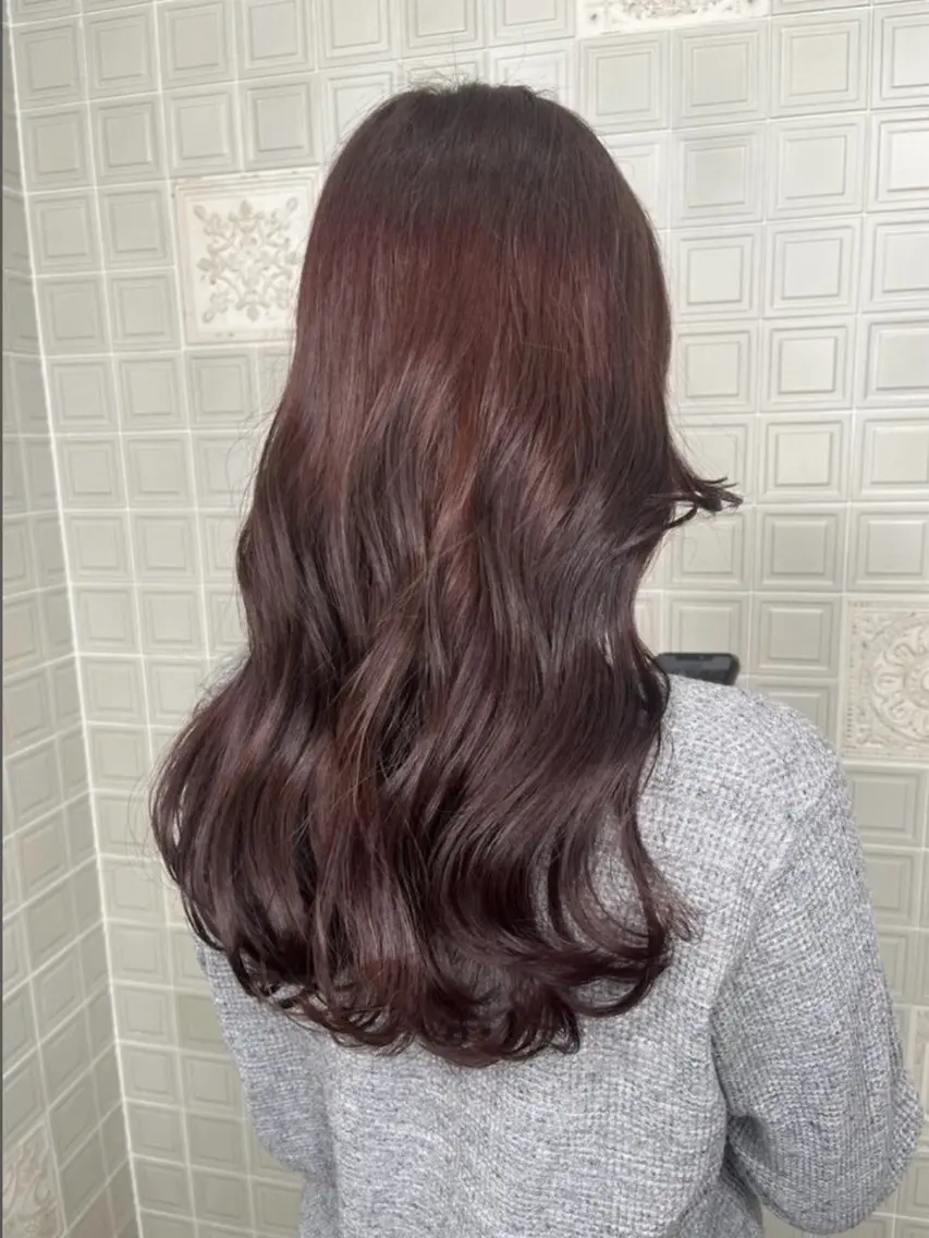 カラー ヘアカラー トリートメント 🖤🫧艶髪カラー 🫧🤍/鈴木 碧のヘアスタイル