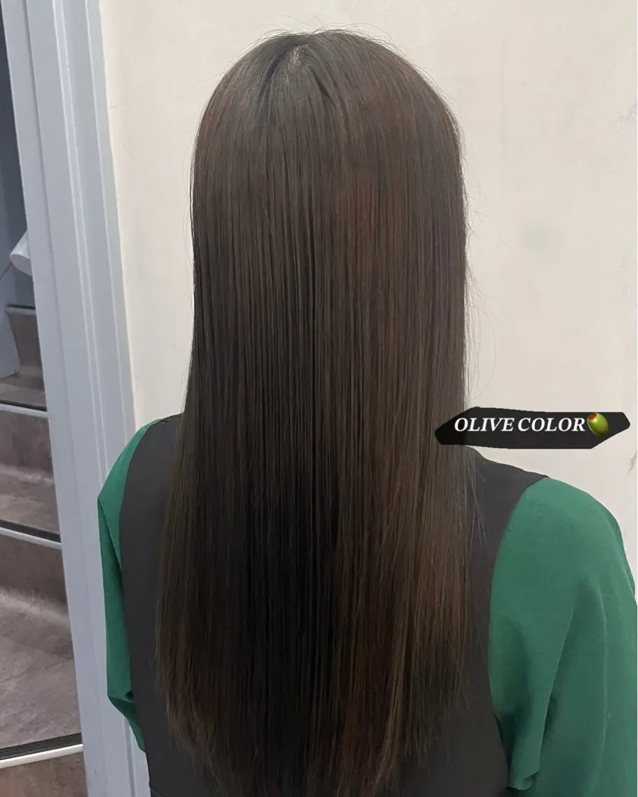 ロング カラー 🎀リ  お🎀 カット/縮毛矯正のヘアスタイル