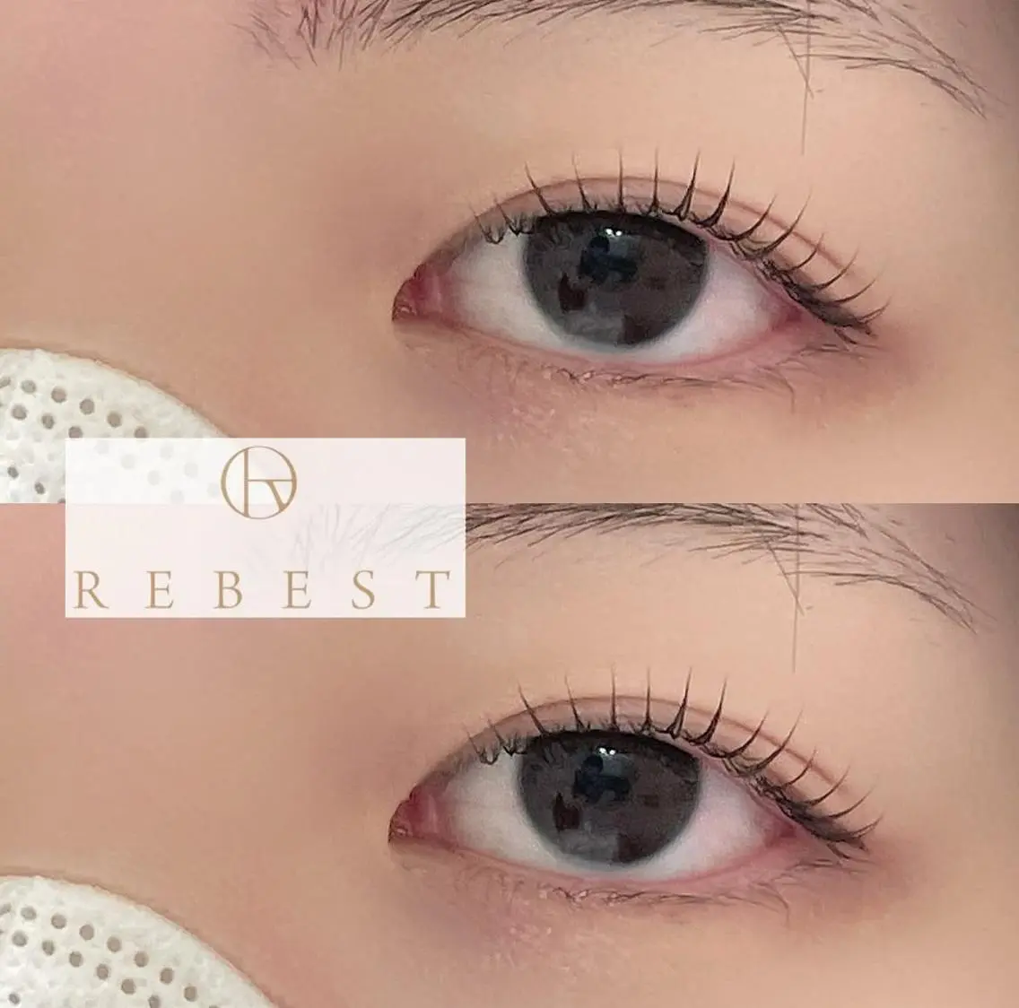 マツエク・マツパ 一重×まつ毛パーマ REBEST eye👁のマツエク・マツパデザイン