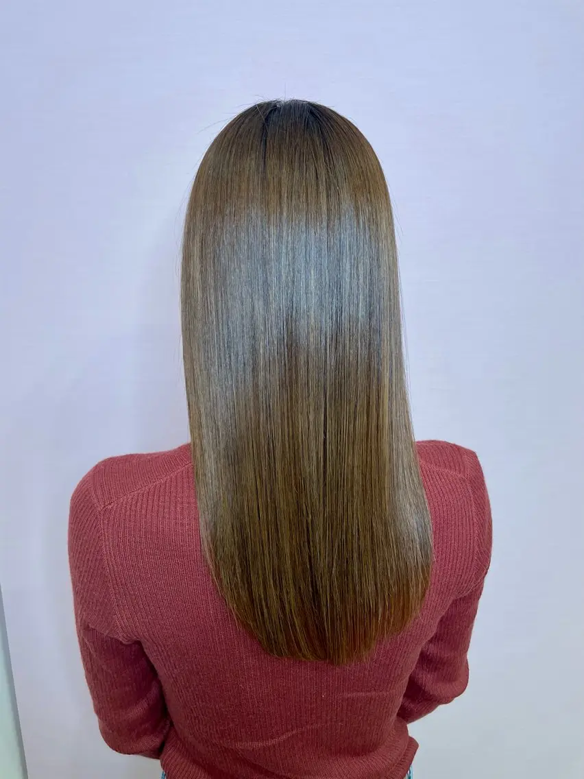 ロング カラー トリートメント 艶髪特化 しゅんぼう 長岡髪質改善のヘアスタイル