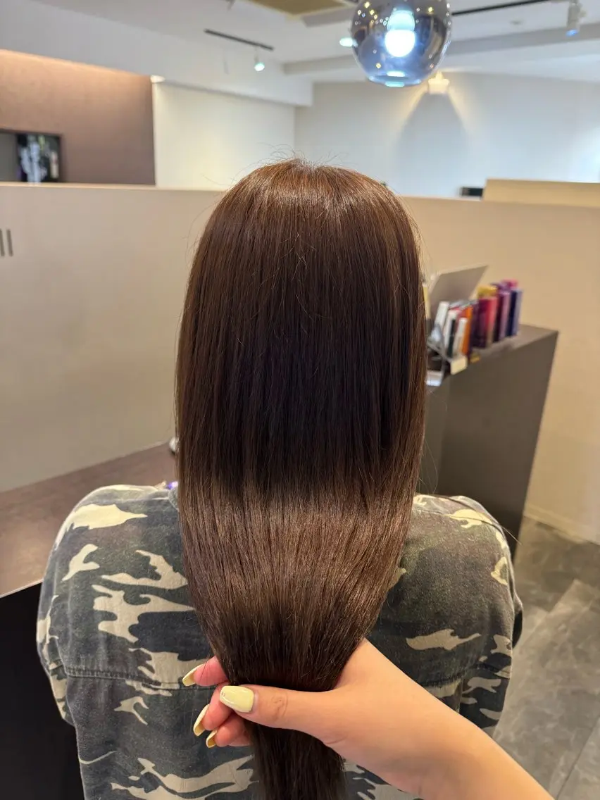 ミディアム ヘアカラー 葛城 咲羽のヘアスタイル