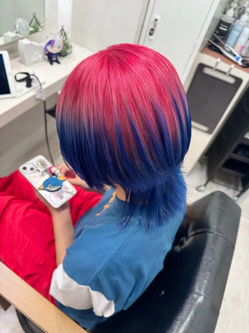 ショート カラー カット ヘアカラー トリートメント S.BLOOM 川崎 翔哉のヘアスタイル