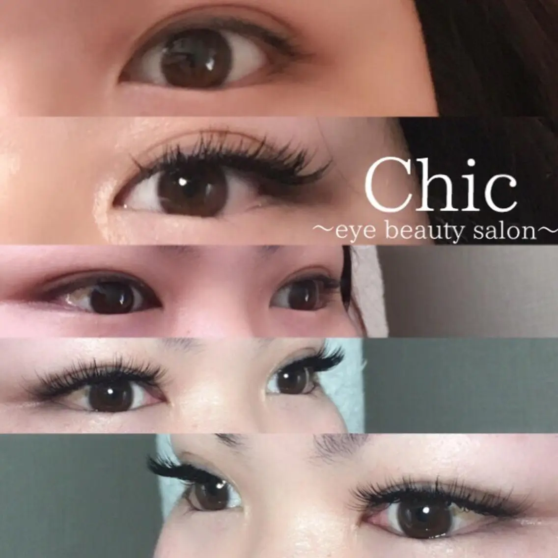 マツエク・マツパ Jカール Chic ATSUKOのマツエク・マツパデザイン