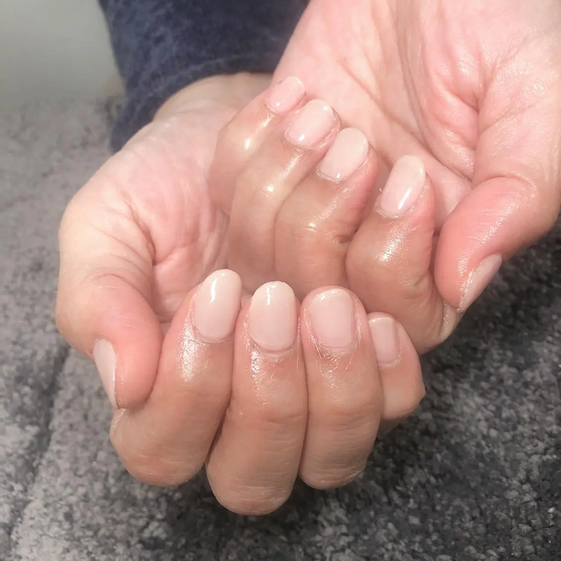ネイル ワンカラーネイル 結城 怜菜のネイルデザイン