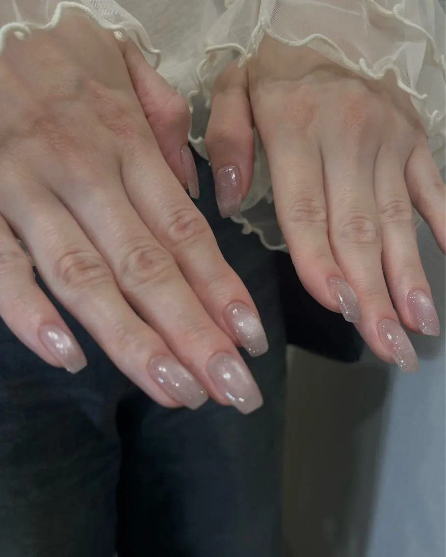 ネイル クリアネイル マグネットネイル atelier moiのネイルデザイン